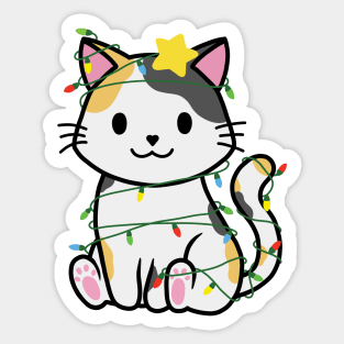 Xmas Calico Sticker